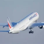 air france a350 chicago flight return