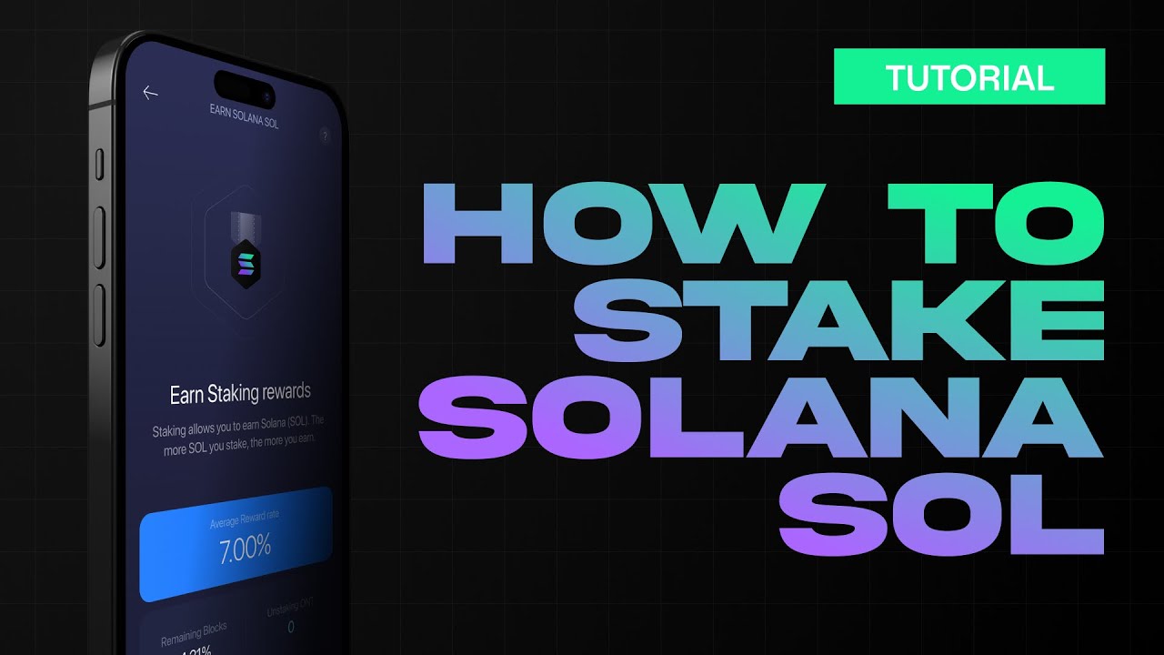 How to Stake Solana